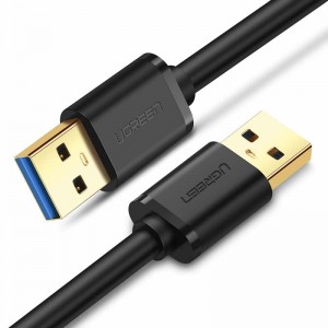 Kabel USB 3.0 A do A Kabel typu męskiego na męski do przesyłania danych w obudowach dysków twardych