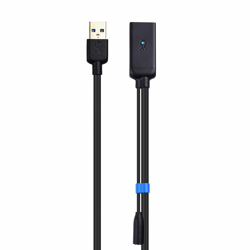 Przedłużacz USB 3.0 A Wzmacniacz sygnału męskiego na żeńskiego Wzmacniacz sygnału z zasilaczem 5 V / 2 A.